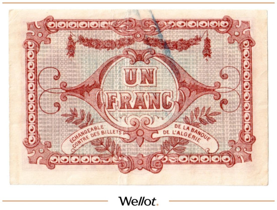 Изображение лота 1 Франк 1920 Алжир Константина Торговая Палата