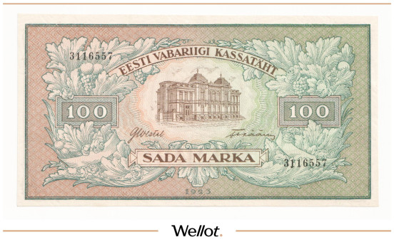 Изображение лота 100 Марок 1923 Эстония