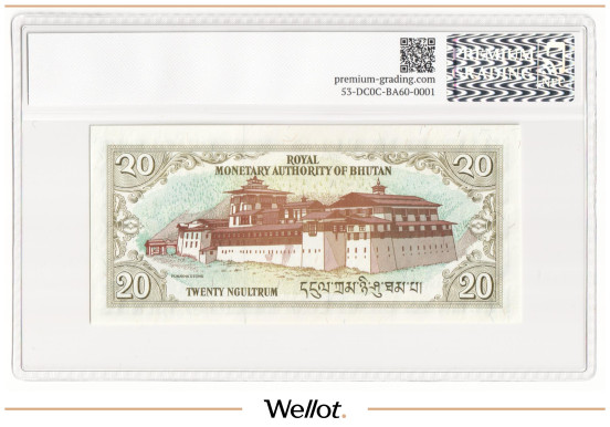 Изображение лота 20 Нгултрумов ND (2000) Бутан PG 65+ UNC