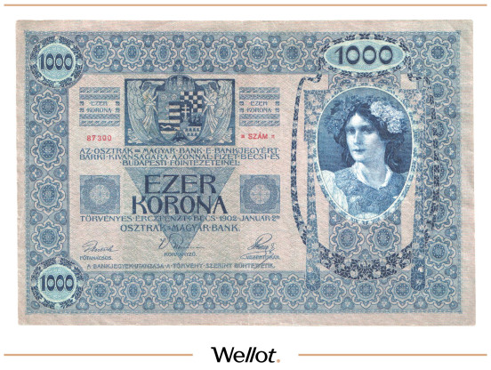 Изображение лота 1000 Крон 1902 (1920) Австрия