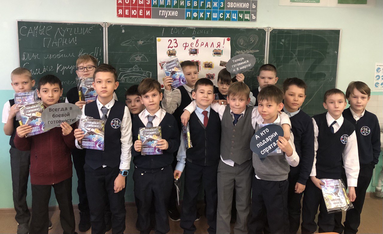 Праздник в классе для мальчиков в начальной школе