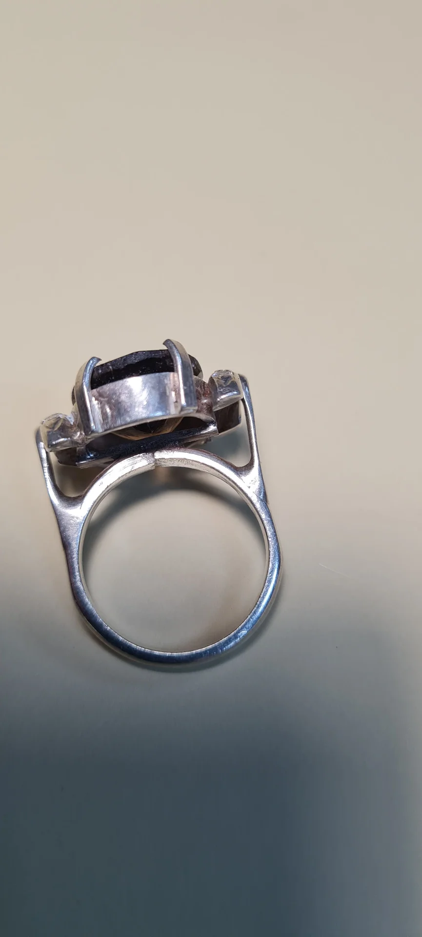 Серебряное кольцо женское 925 пробы.Индия.Топаз. - миниатюра 4