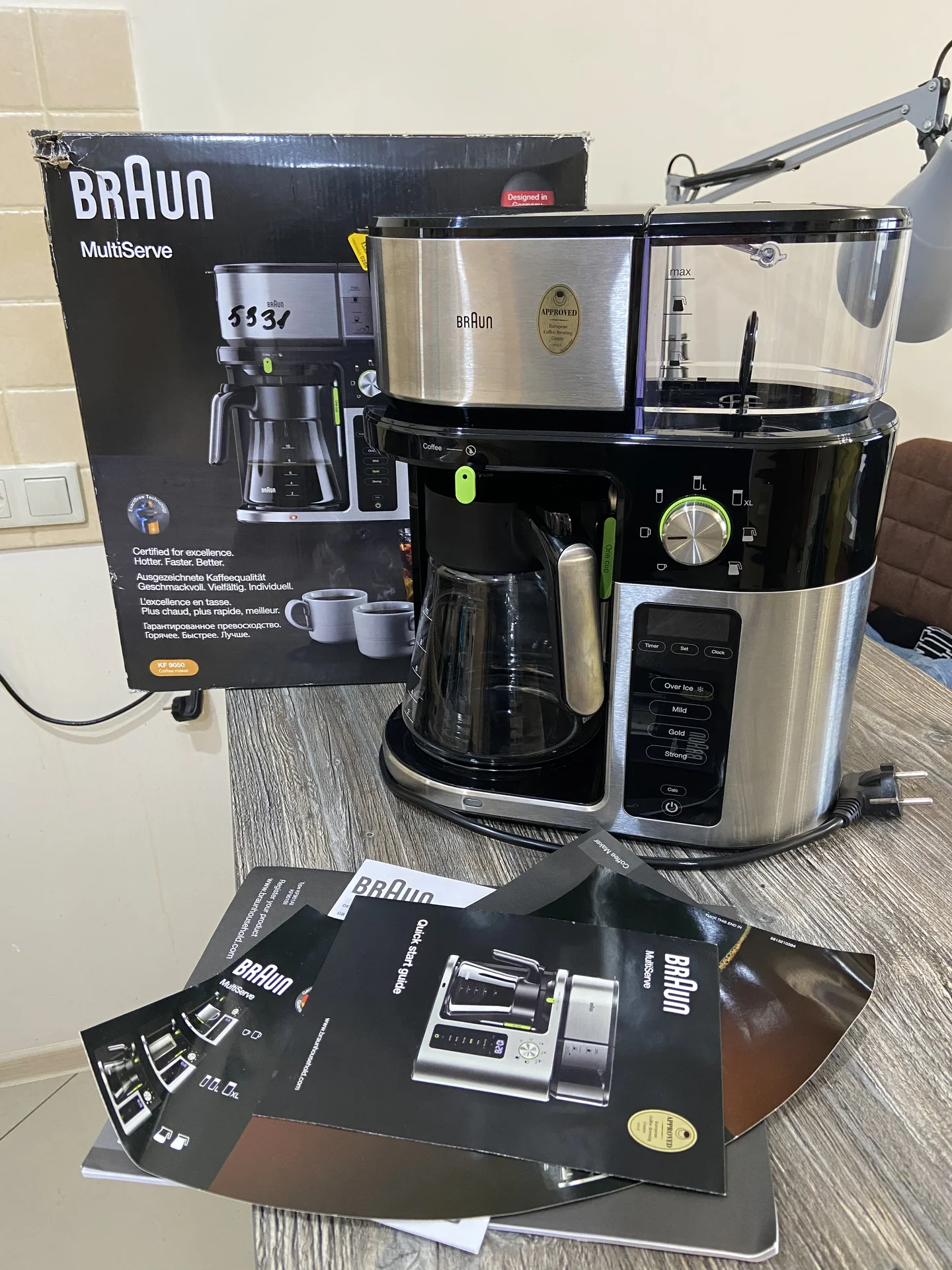Кофеварка Braun multiserve kf 9050 - миниатюра 8