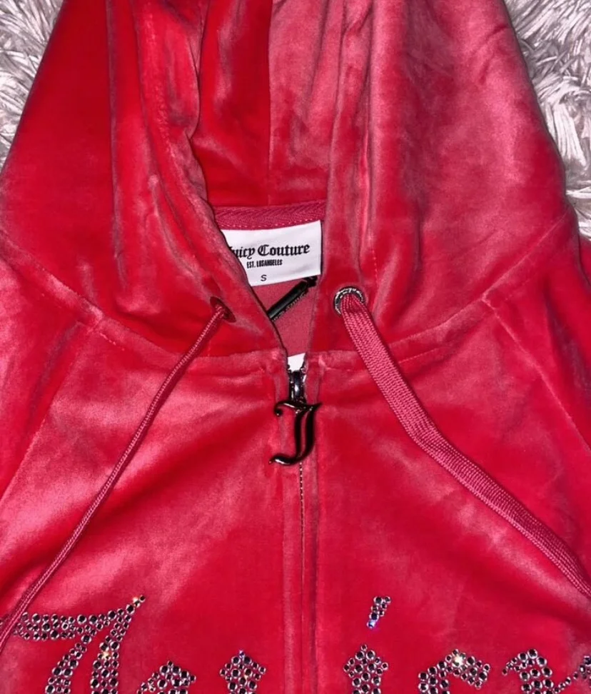 Розовая кофта juicy couture оригинал - миниатюра 3