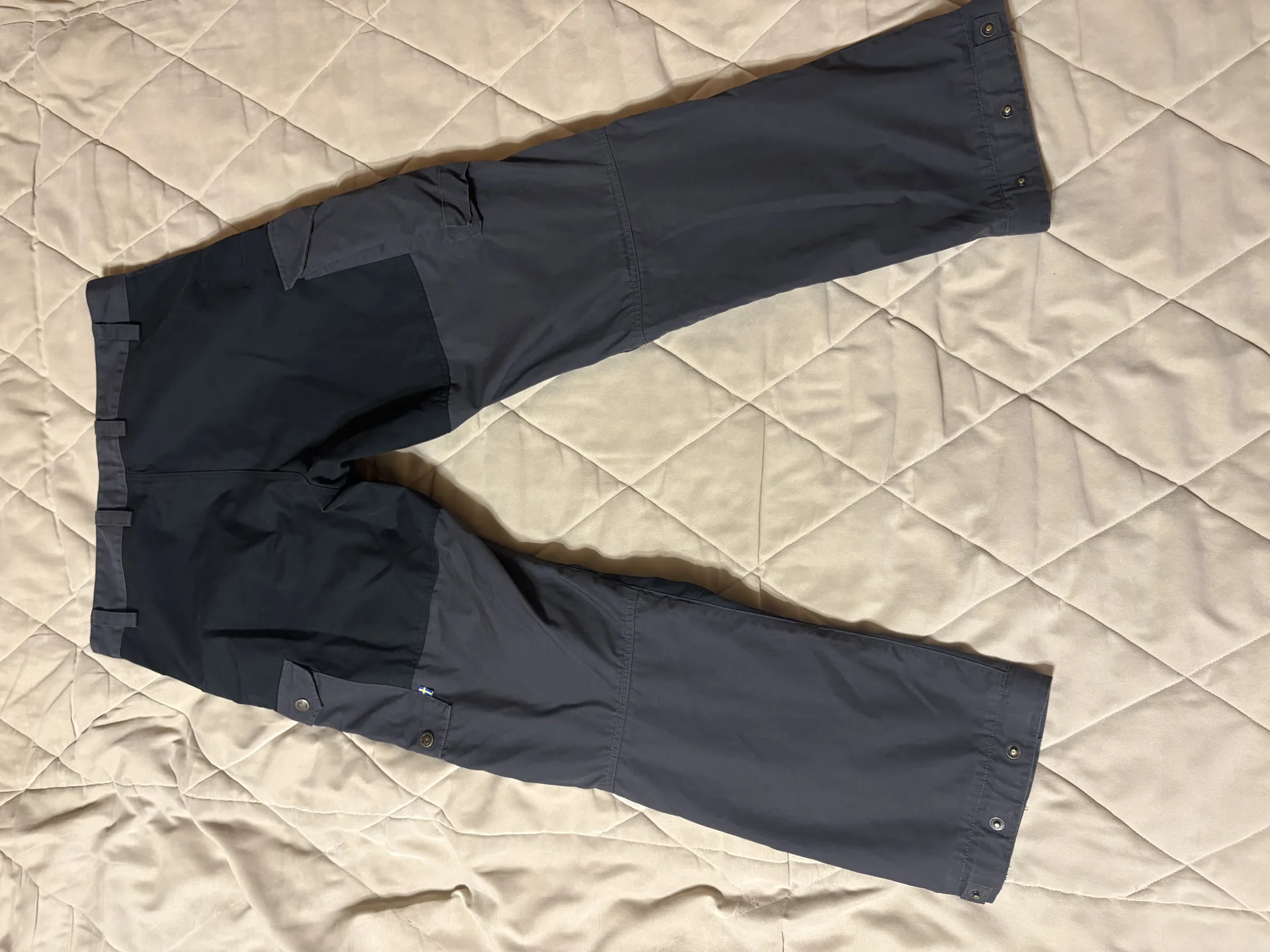 Штаны Fjallraven Vidda Pro (Dark Grey/Black, 48M) - миниатюра 2
