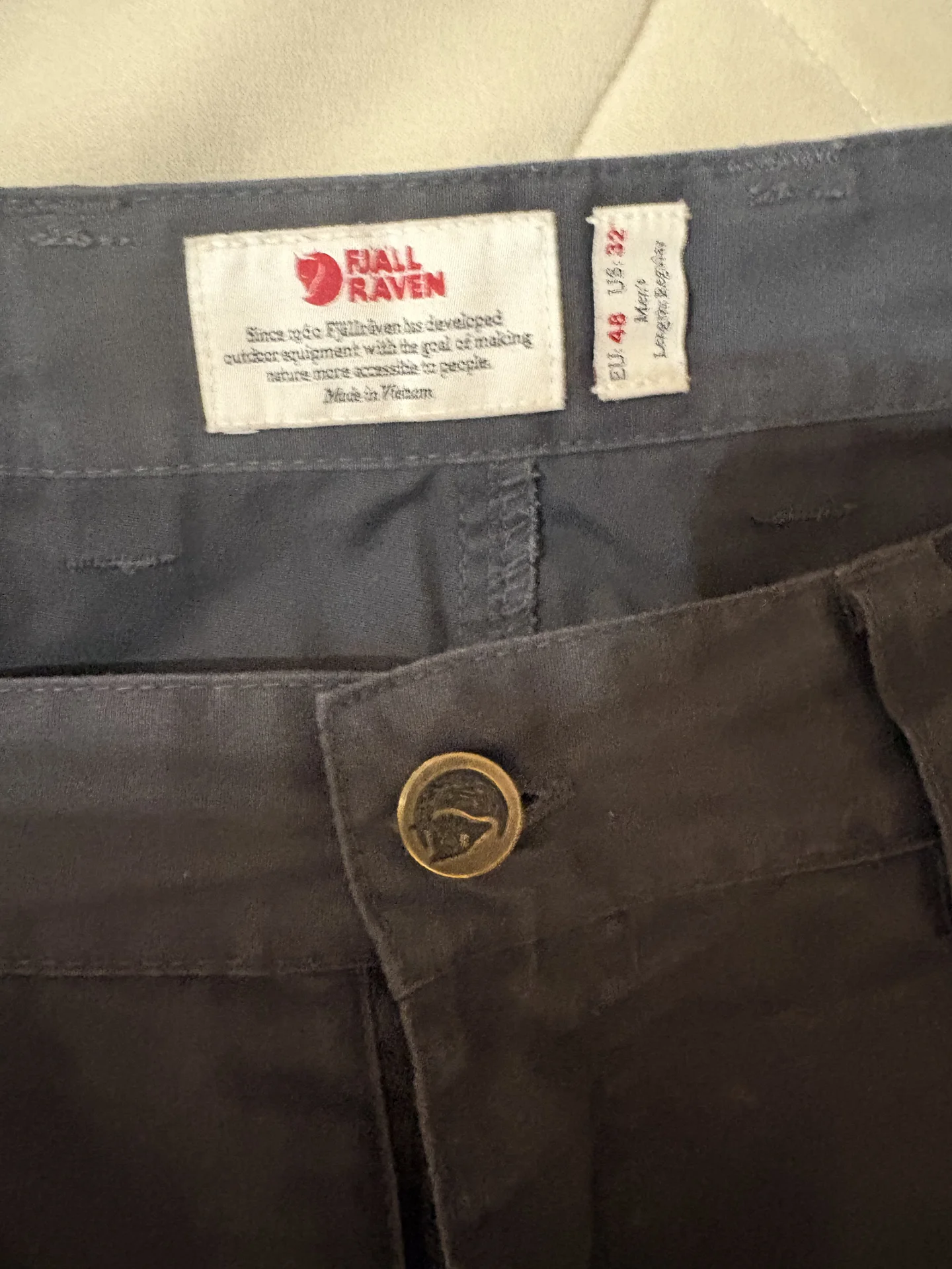 Штаны Fjallraven Vidda Pro (Dark Grey/Black, 48M) - миниатюра 5