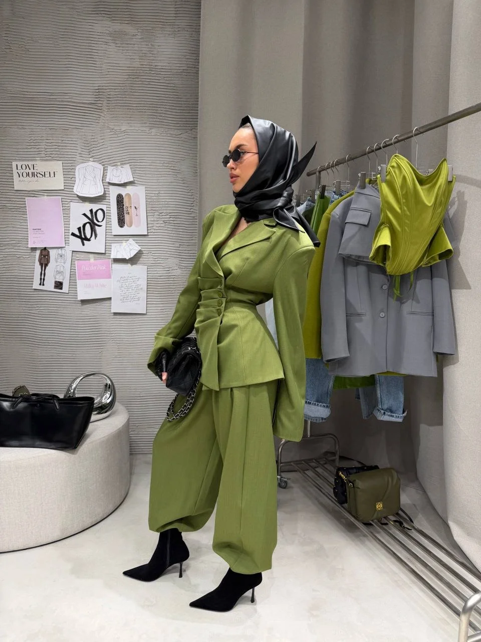 Костюм Trend Suit с акцентной талией - миниатюра 3