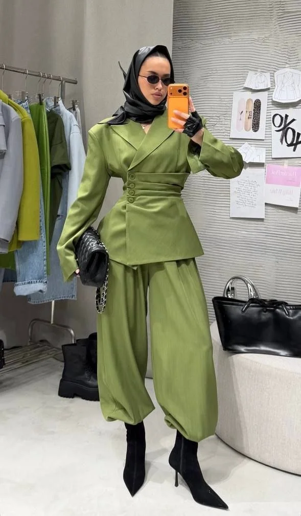 Костюм Trend Suit с акцентной талией - миниатюра 5