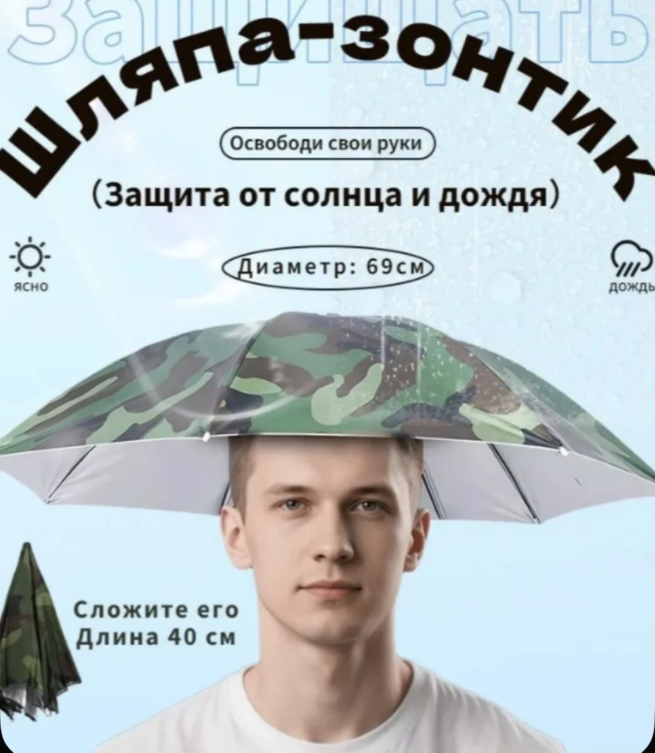 Шляпа-зонт