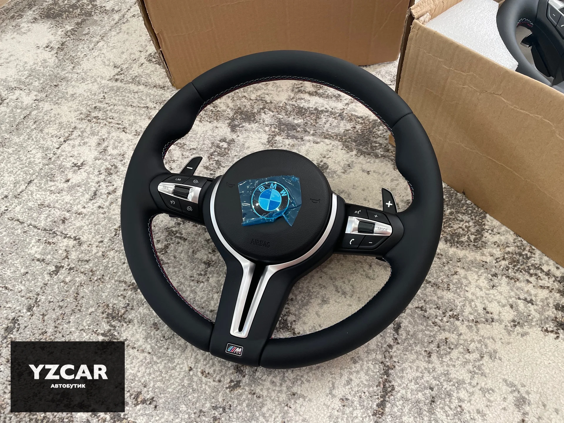 Руль Bmw M, с подушкой безопасности(адаптированы н - миниатюра 2