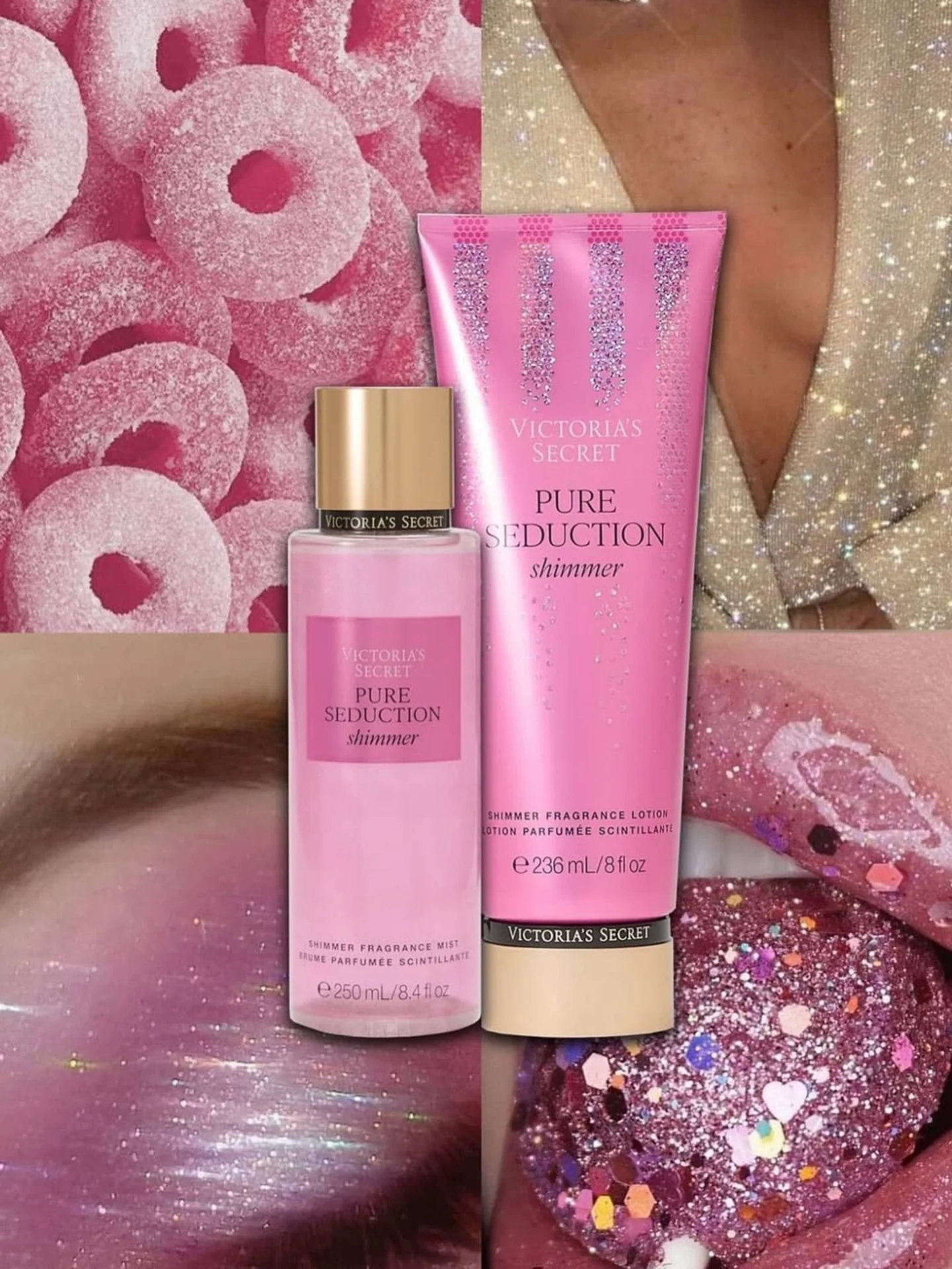 Мисты/спреи шиммер от Victoria’s Secret оригинал - миниатюра 3
