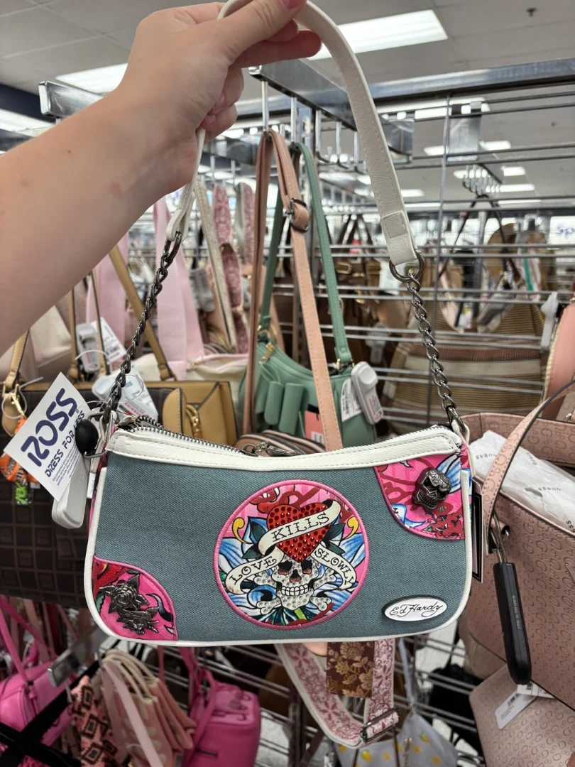 Сумочки Ed Hardy багет размер S - миниатюра 6