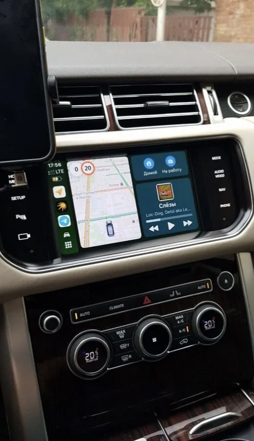 CarPlay/AndroidAuto + усилитель GPS для JLR - миниатюра 2