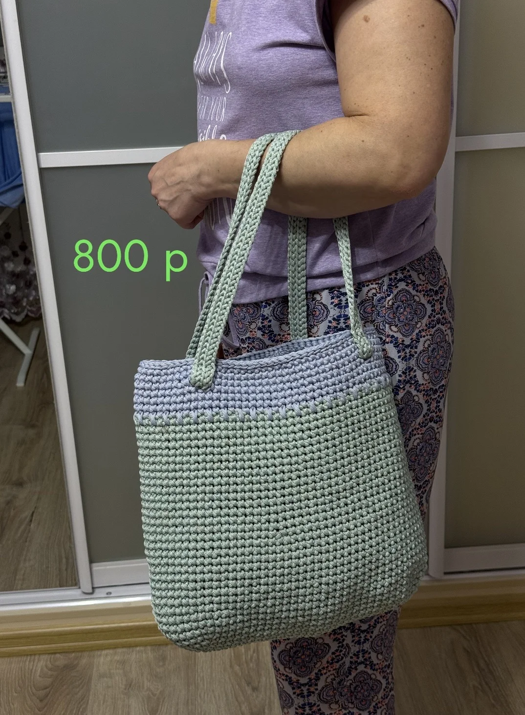 Вязаные пляжные сумки новые - миниатюра 8