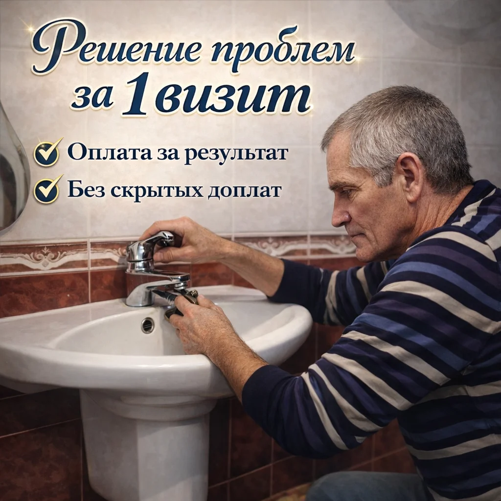 Сантехник в Стрельне. Срочный выезд - изображение 1