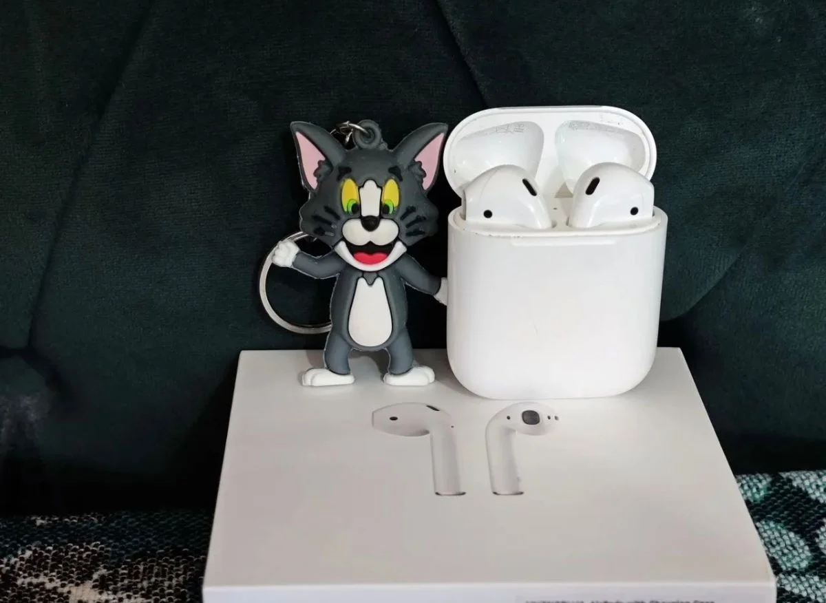 Наушники airpods 2 оригинал - миниатюра 2