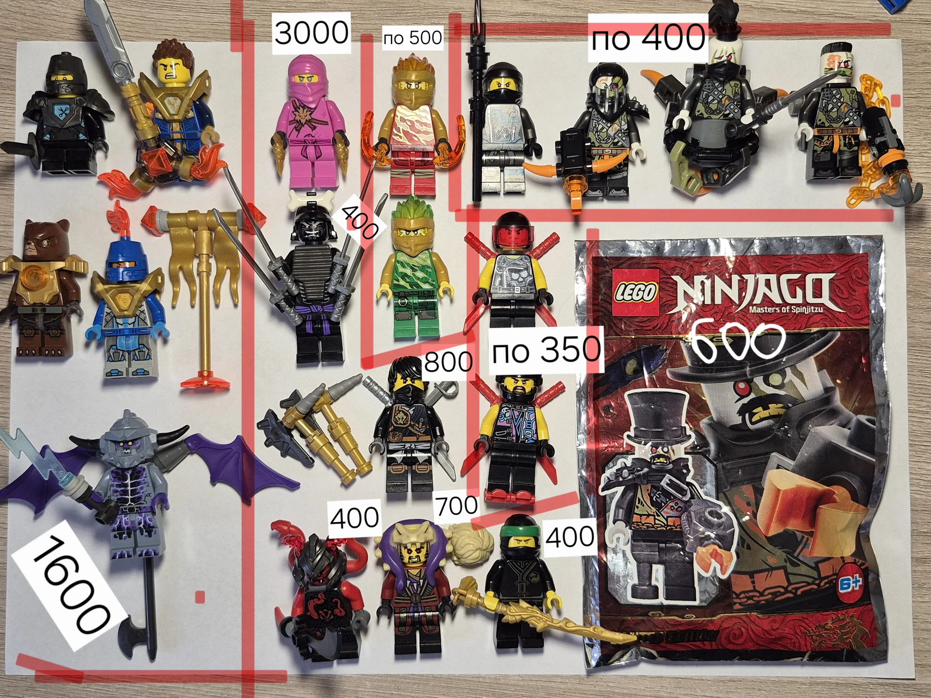 Фигурки/детали разных серий lego - миниатюра 2