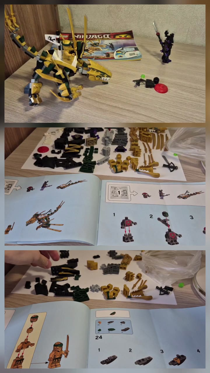 Lego Ninjago 70606 Золотой Дракон - видео 2