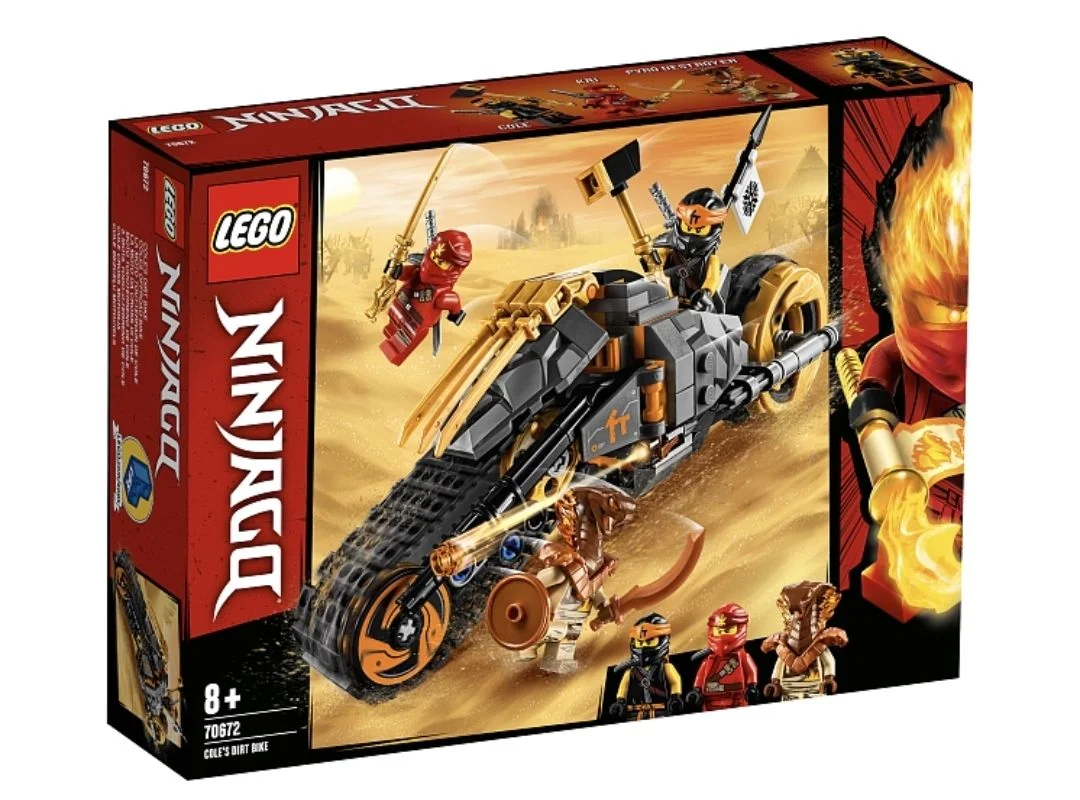 Lego Ninjago 70672 Раллийный мотоцикл Коула - изображение 1