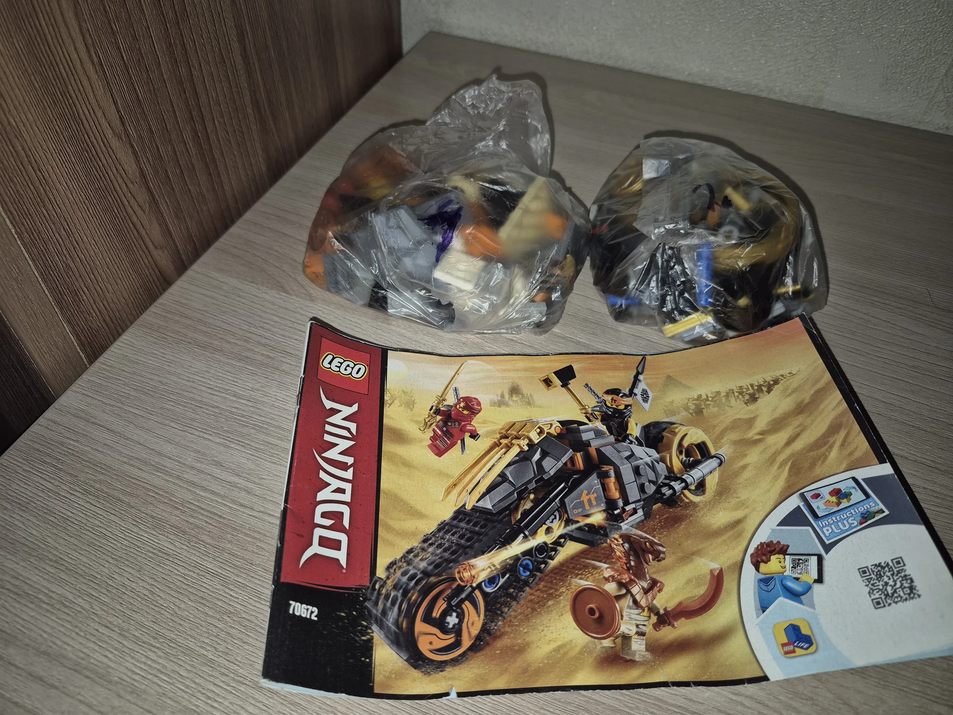 Lego Ninjago 70672 Раллийный мотоцикл Коула - миниатюра 5