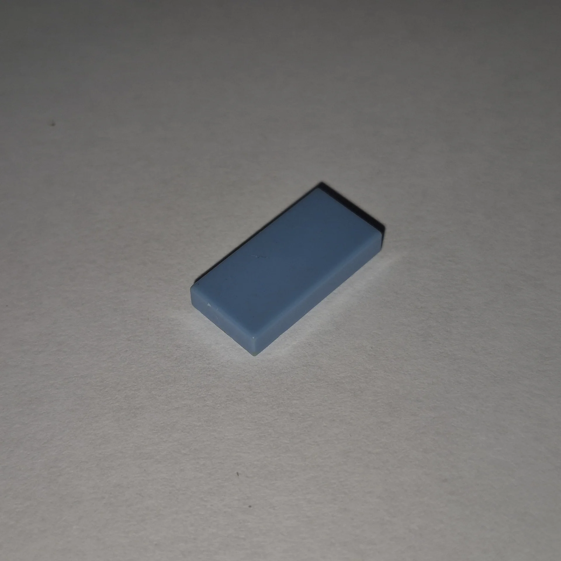 Плитка LEGO 1x2 гладкая (Tile 1 x 2), серо-голубая