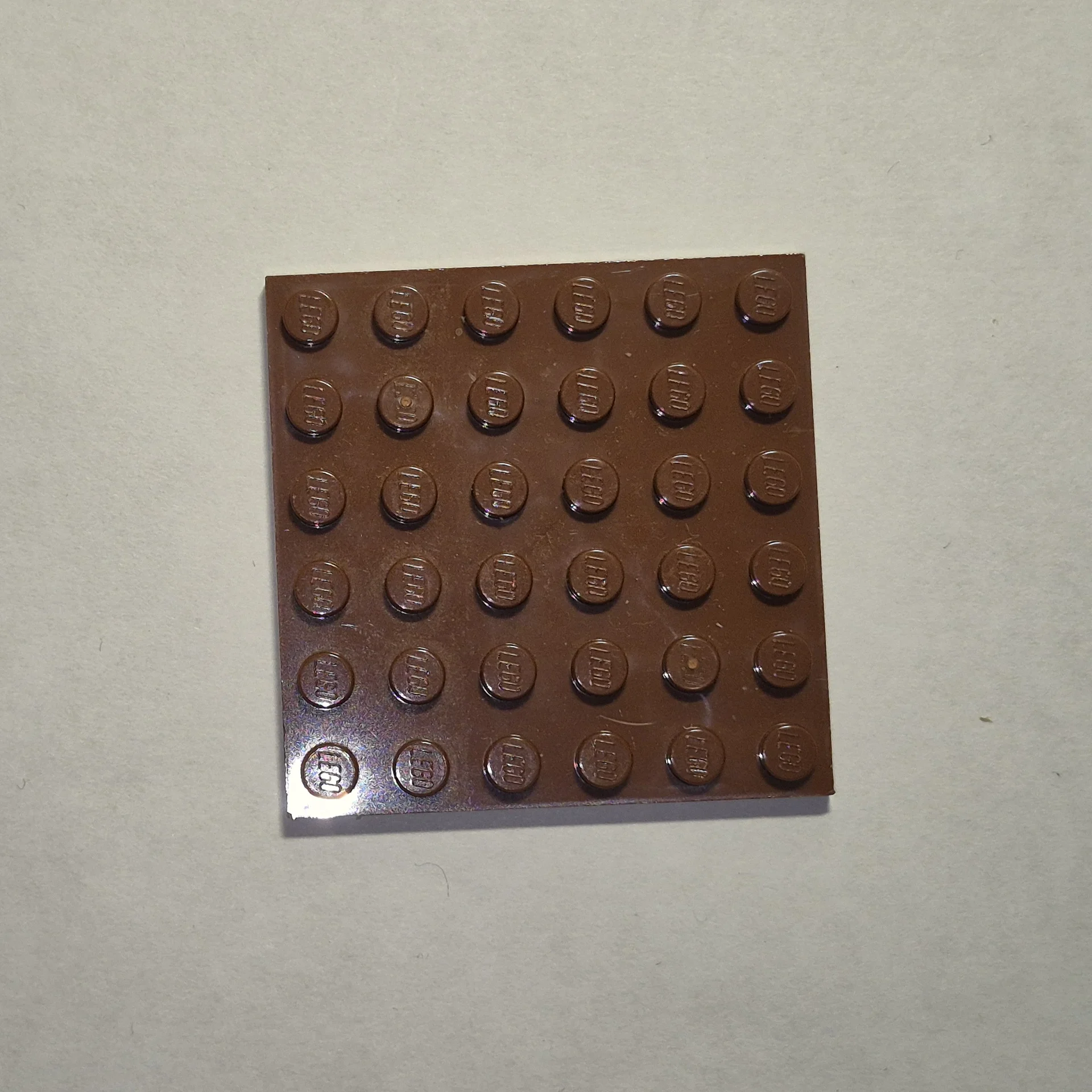 Плитка LEGO 6х6 коричневая - изображение 1