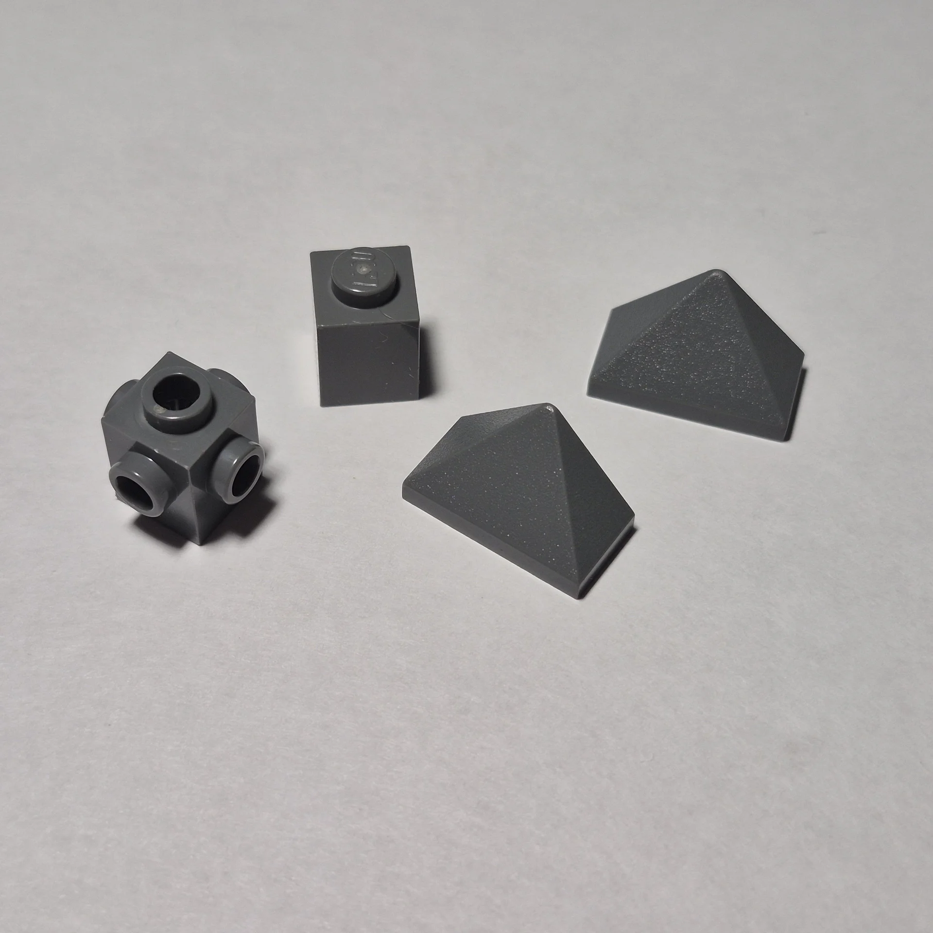 Лот деталей LEGO (серый цвет / Dark Bluish Gray)