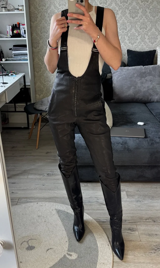 Комбинезон кожа эксклюзив штучный H&M - миниатюра 4