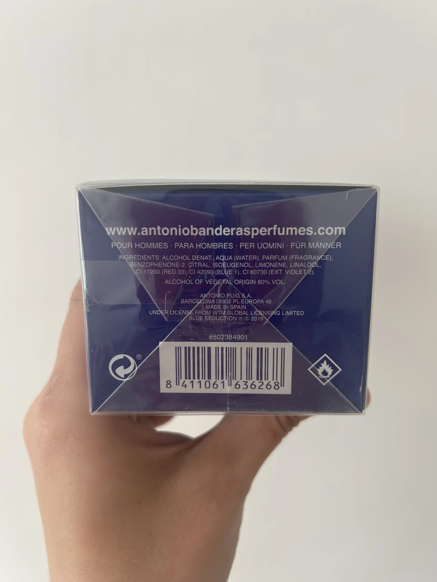 Banderas blue seduction for men 100мл - миниатюра 3