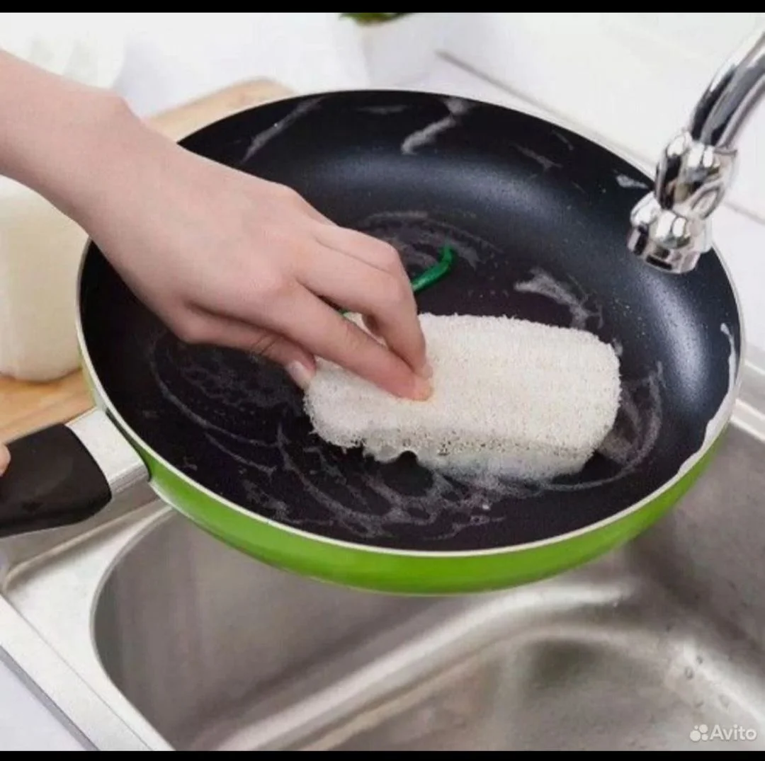 Экологичные губки для посуды и кухни - миниатюра 5