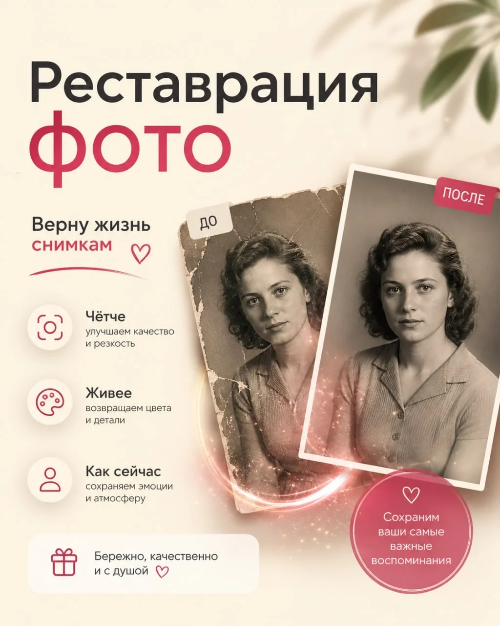 Реставрация фото | Восстановление старых снимков - изображение 1