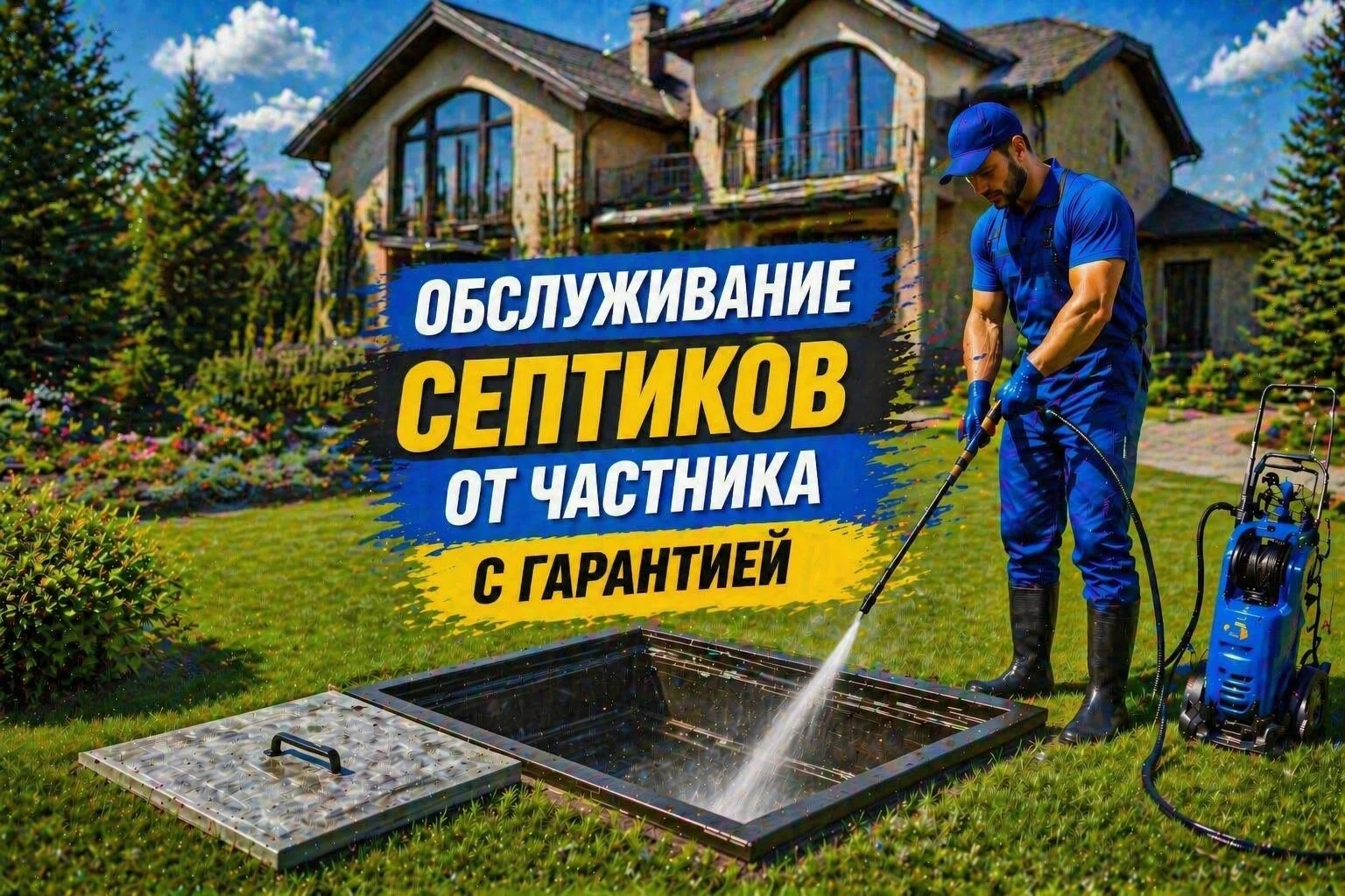 Обслуживание, ремонт, чистка септиков - изображение 1
