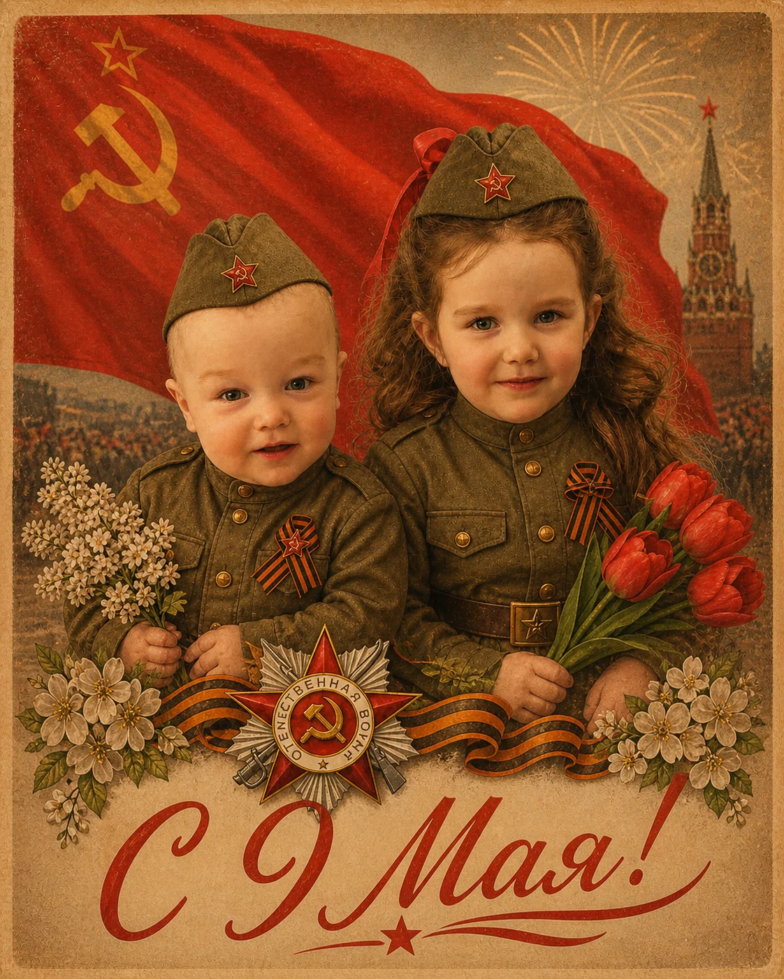 Открытка к 9 мая - изображение 1