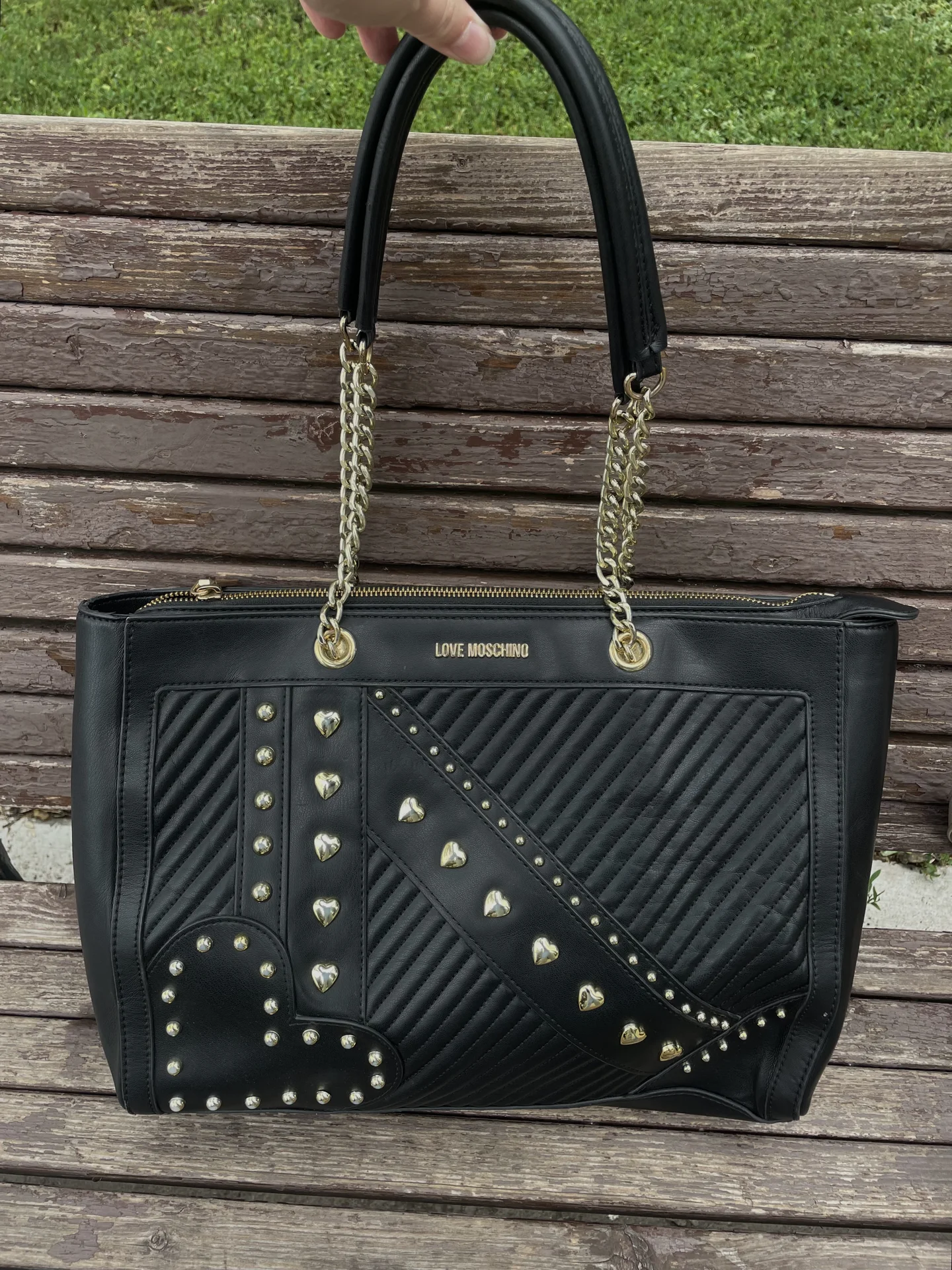 Сумка тоут love moschino - изображение 1