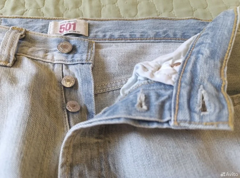 Мужские джинсы levis 501 W - изображение 1