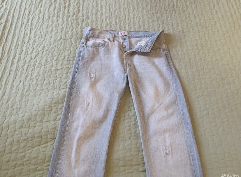 Мужские джинсы levis 501 W - миниатюра 2