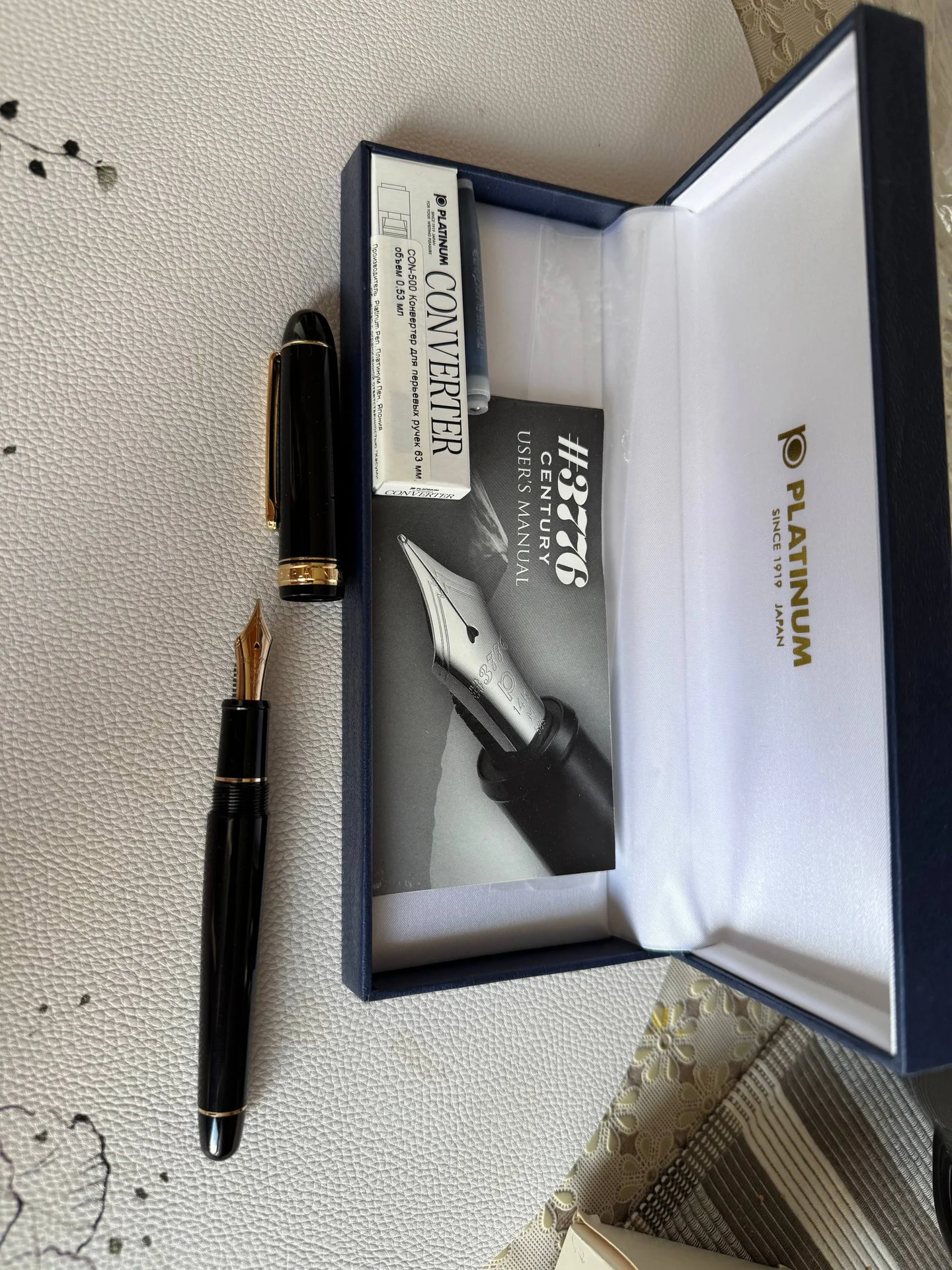 Platinum century 3776 F (золотое перо 585 14к) - миниатюра 2
