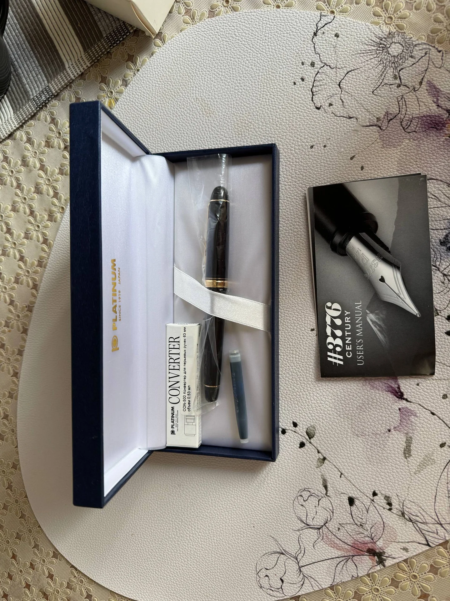 Platinum century 3776 F (золотое перо 585 14к) - миниатюра 3
