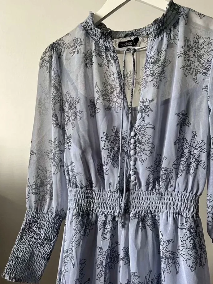 Платье Boohoo с цветочным принтом - миниатюра 3