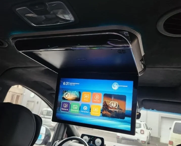УСТАНОВКА ПОТОЛОЧНЫХ МОНИТОРОВ ANDROID В ЛЮБОЙ АВТОМОБИЛЬ - миниатюра 7