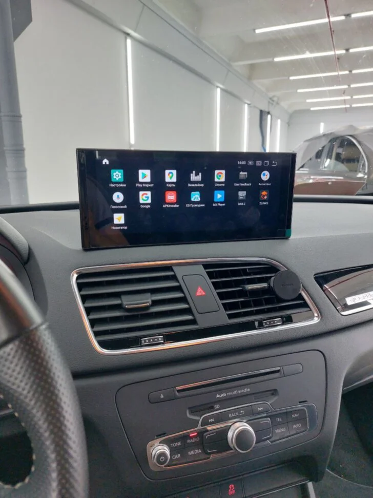 ШТАТНАЯ АНДРОИД МАГНИТОЛА ДЛЯ AUDI Q3 2012-2018 - миниатюра 3