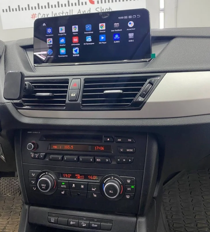 МОНИТОР ANDROID 10,25 ДЮЙМА ДЛЯ BMW X1 (E84) 2009-2015 - миниатюра 3