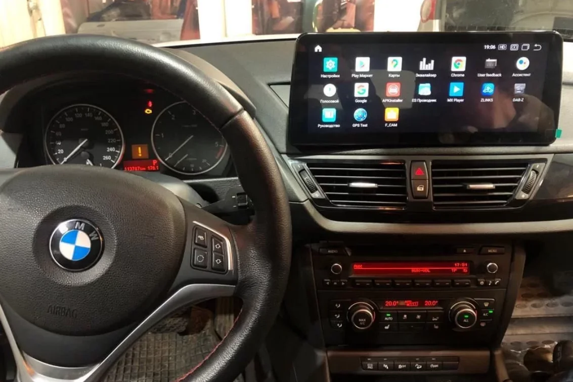 МОНИТОР ANDROID 12,3 ДЮЙМА ДЛЯ BMW X1 (E84) 2009-2015 - миниатюра 2