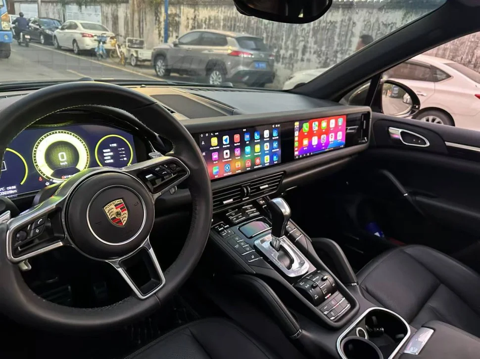 МОНИТОР ANDROID 12,3"+12,3" ДВОЙНОЙ ДЛЯ PORSCHE CAYENNE 2014-2016