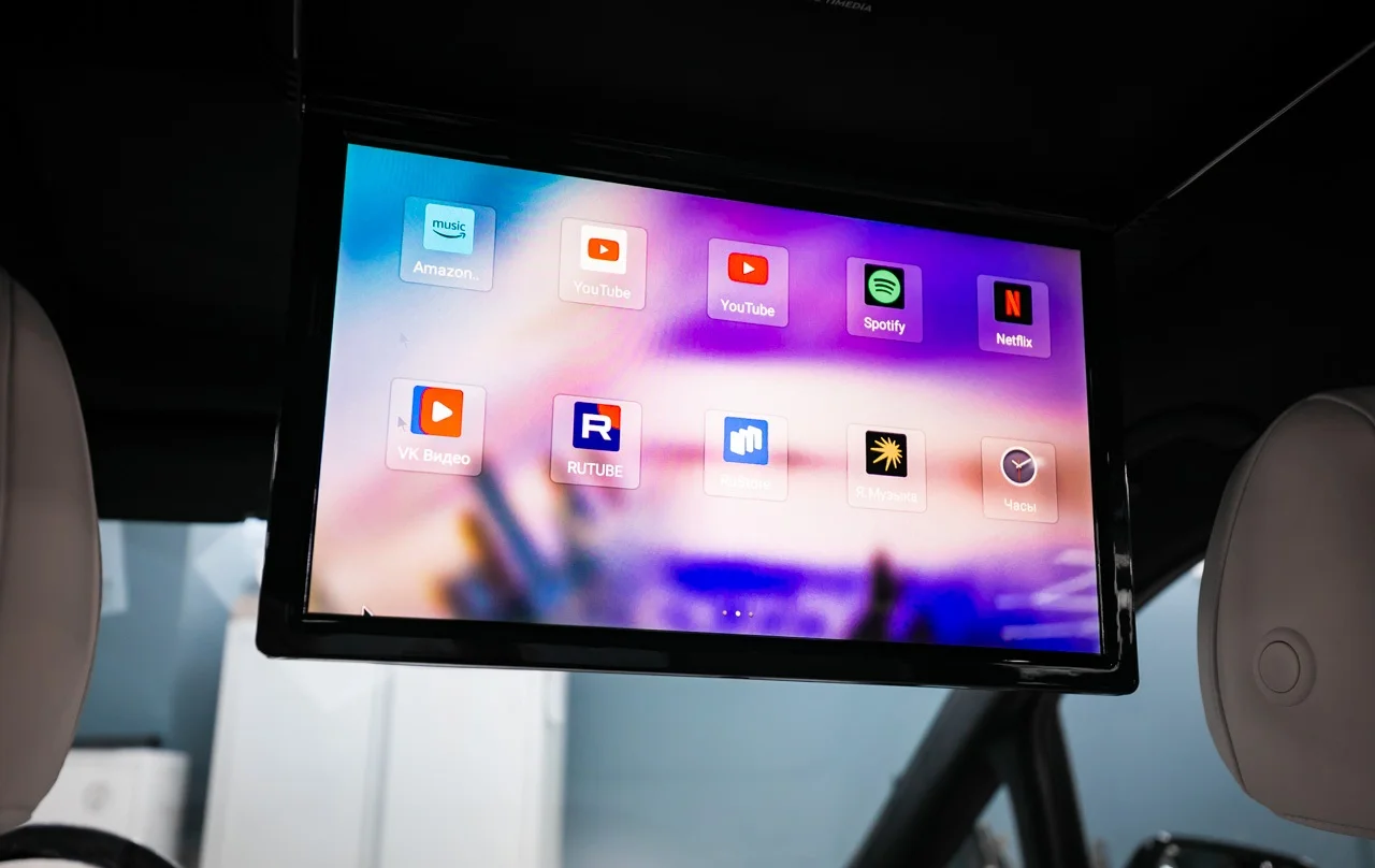 Потолочный монитор android для автомобиля GAC M8 / SmartTV - миниатюра 5