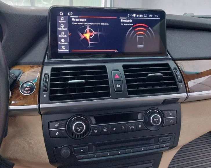 Штатная магнитола android для BMW X5 / X6 кузов E70 / E71 ССС - миниатюра 2