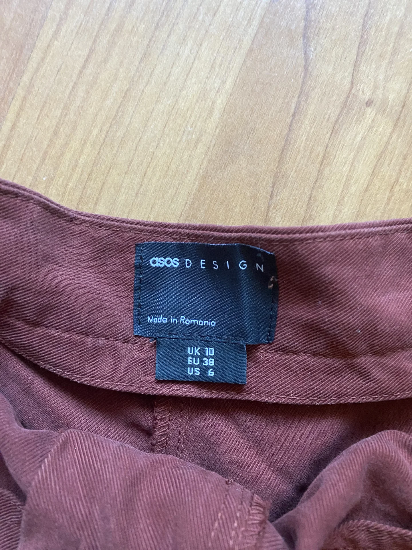 Бермуды шорты Asos кирпичные - миниатюра 5