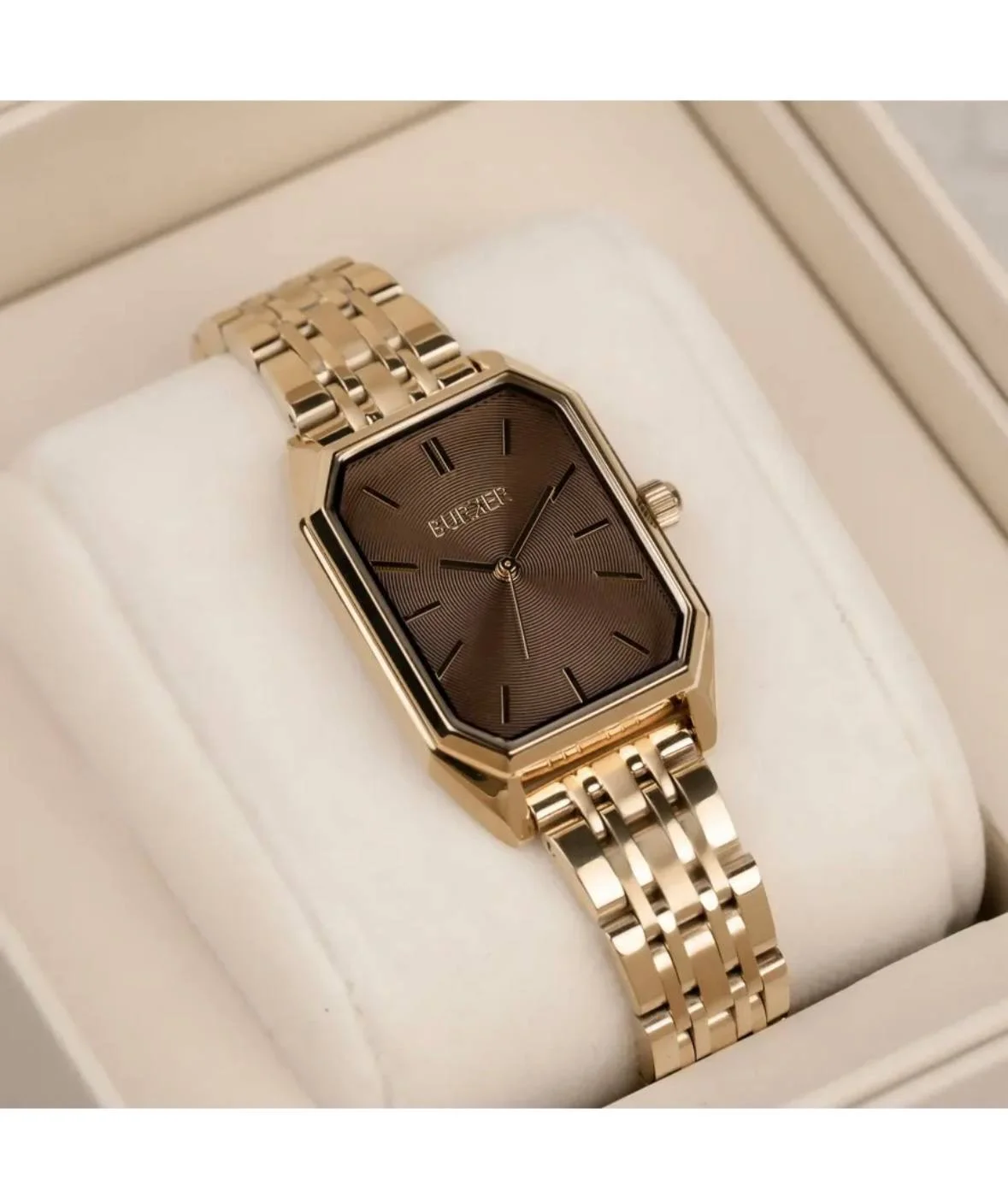 BURKER Наручные часы Isabel Gold Brown - миниатюра 2