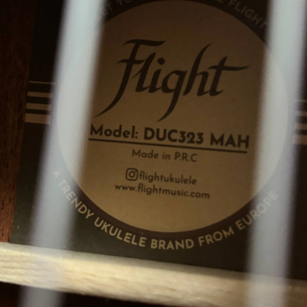 Укулеле концертное Flight DUC323MAH махагони - миниатюра 3