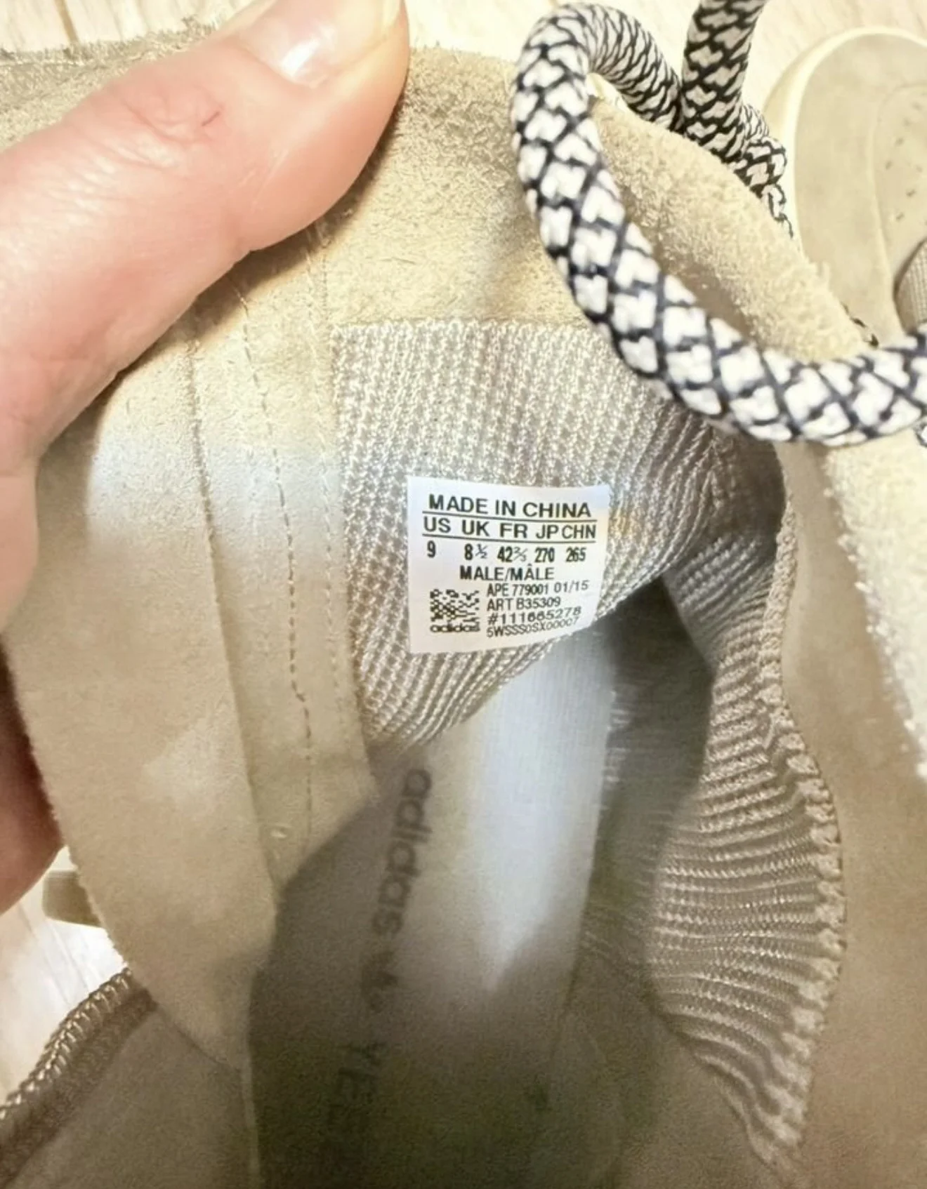 Adidas Yeezy 750 OG Light Brown арт. В35309 42р - миниатюра 5